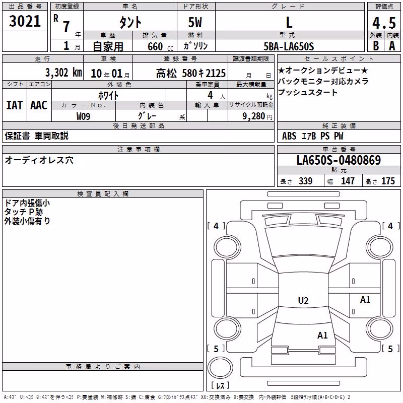 DAIHATSU TANTO