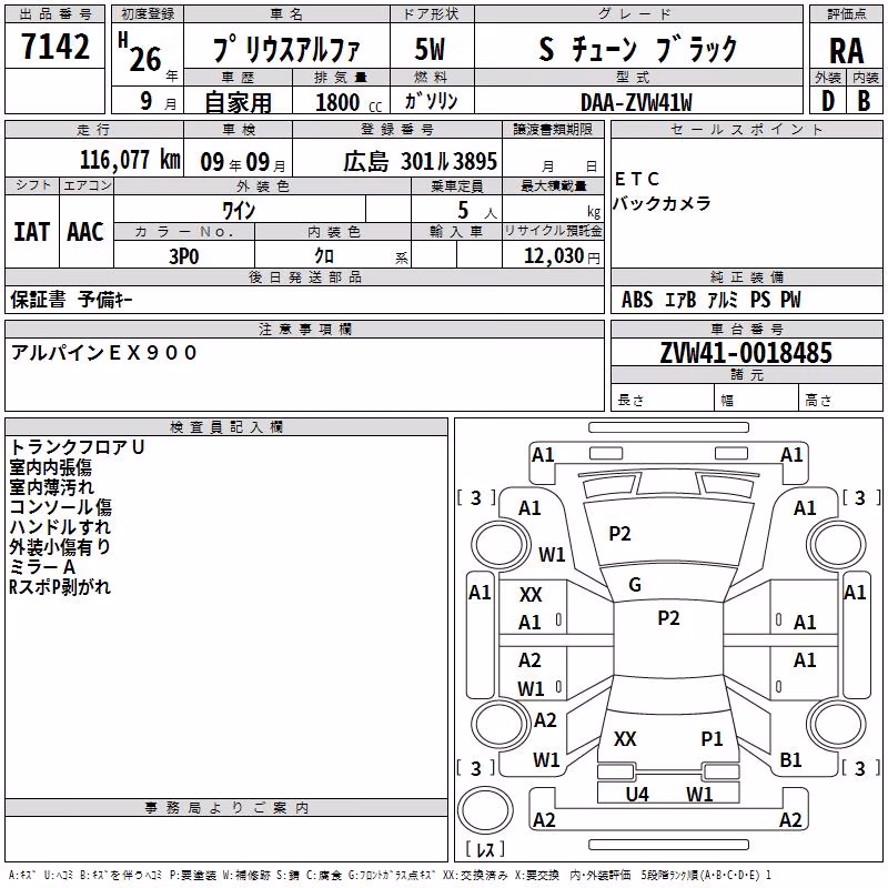 TOYOTA PRIUS ALPHA