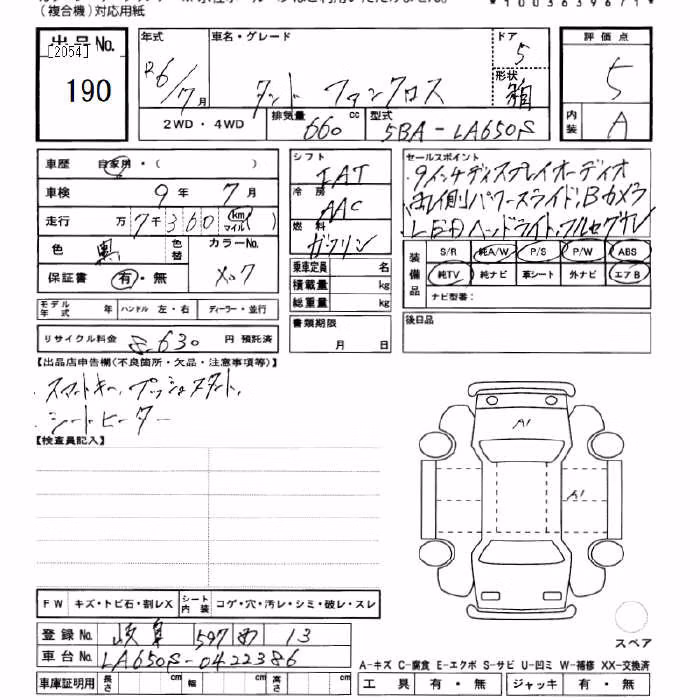 DAIHATSU TANTO