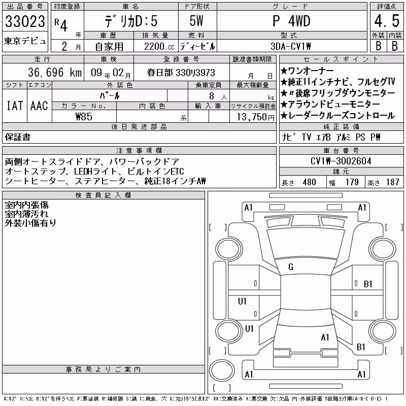 MITSUBISHI DELICA D:5