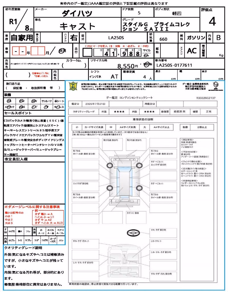 DAIHATSU CAST