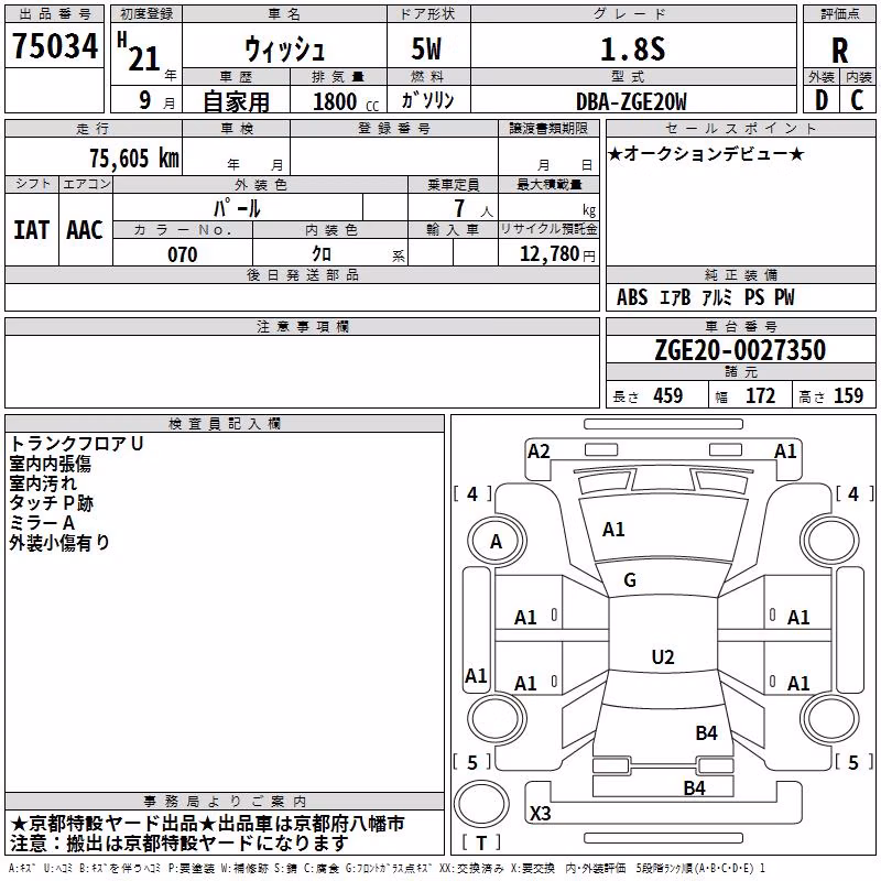 TOYOTA WISH