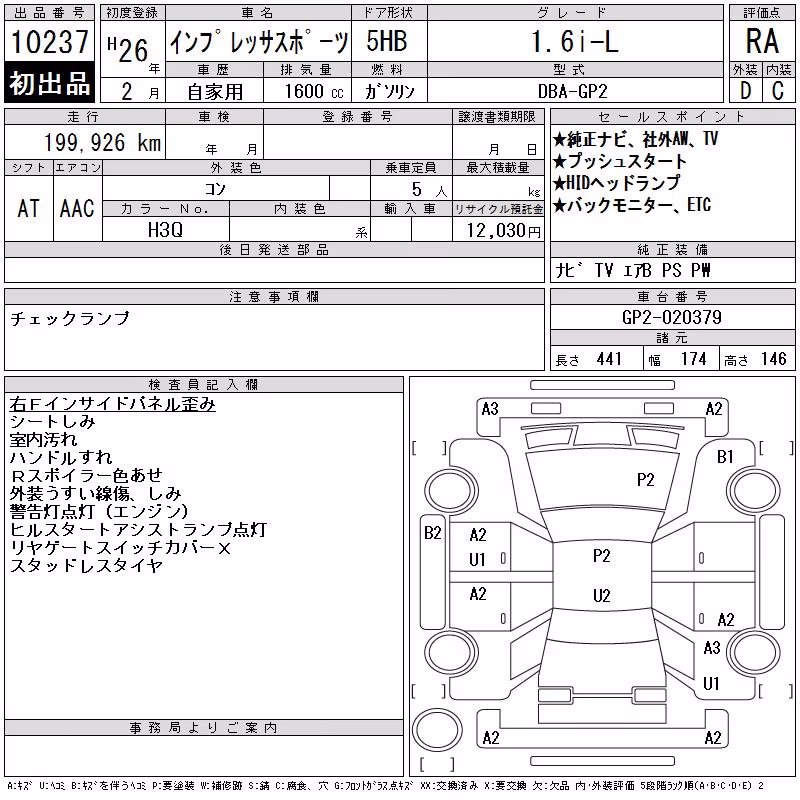 SUBARU IMPREZA