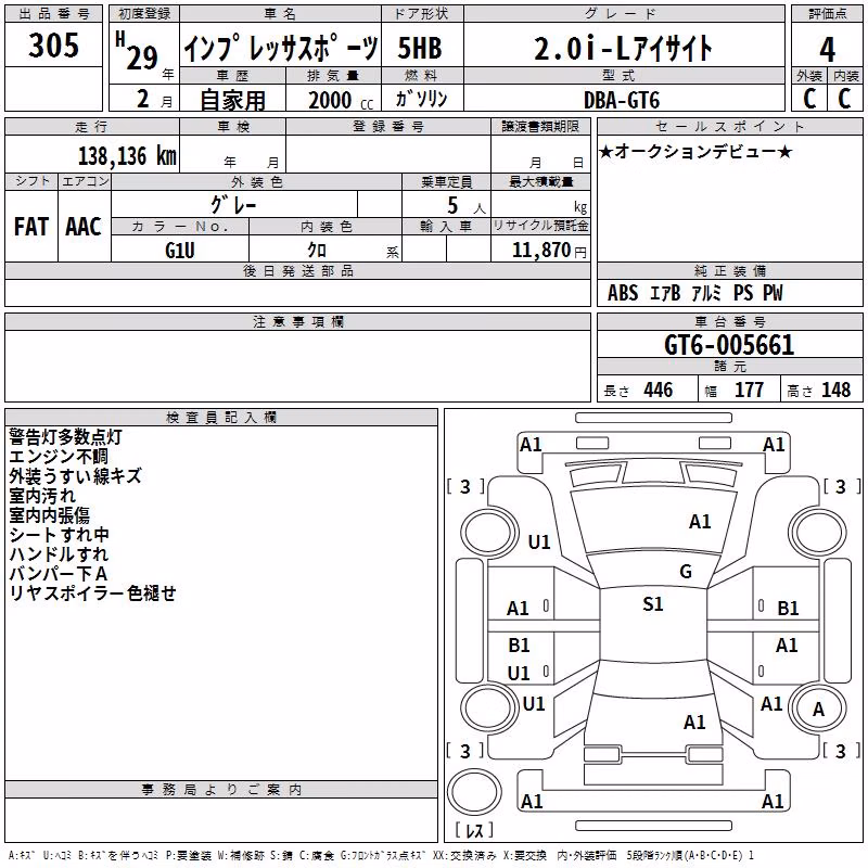 SUBARU IMPREZA