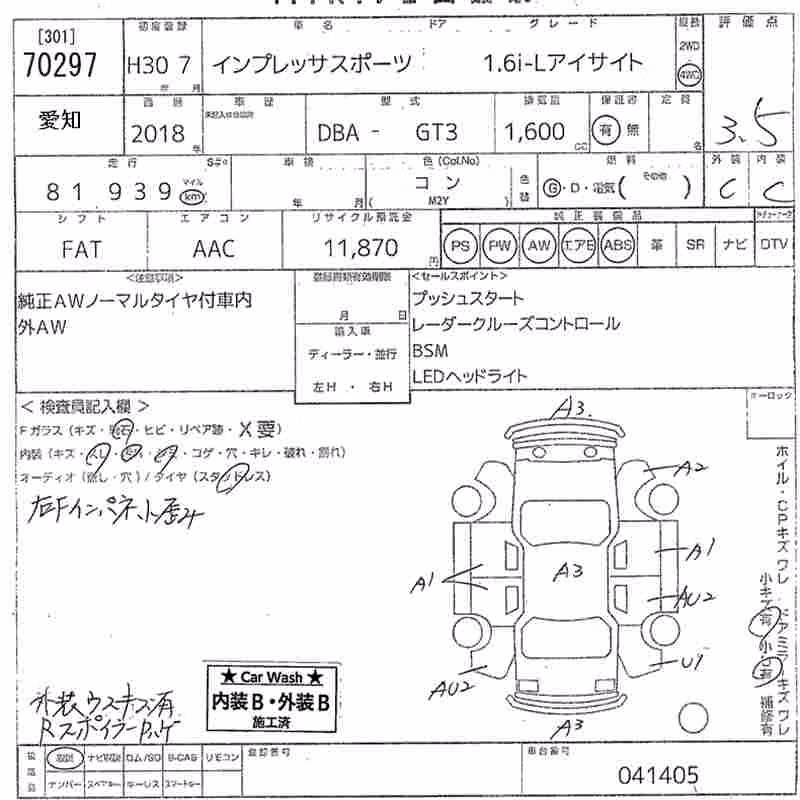 SUBARU XV