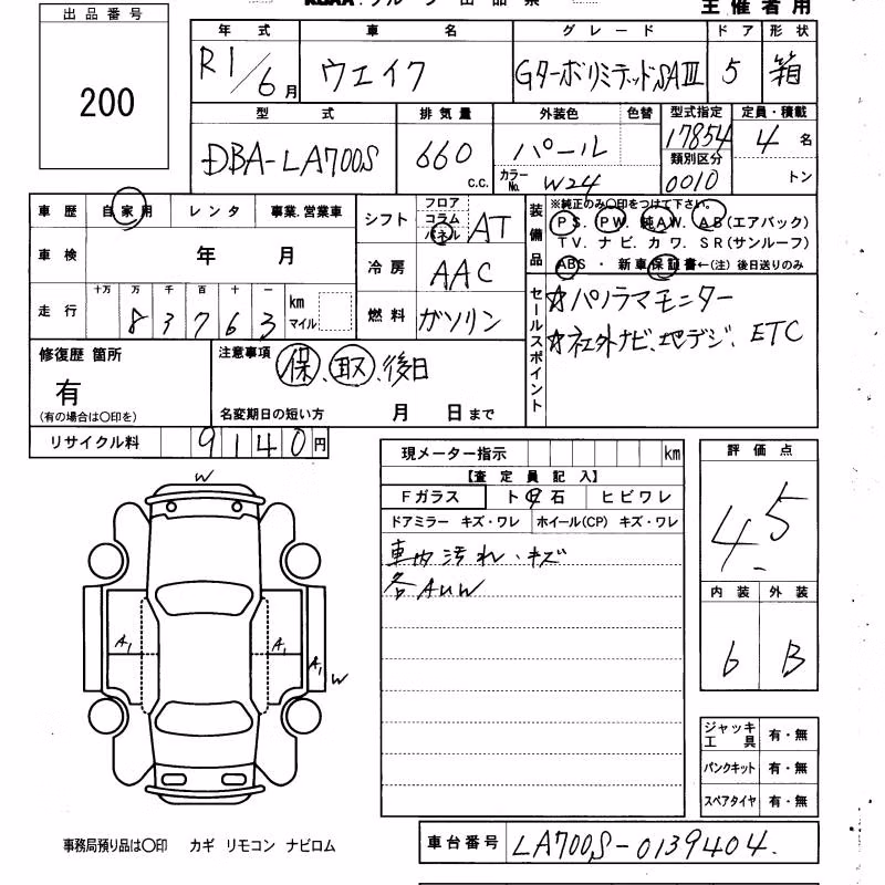 DAIHATSU WAKE