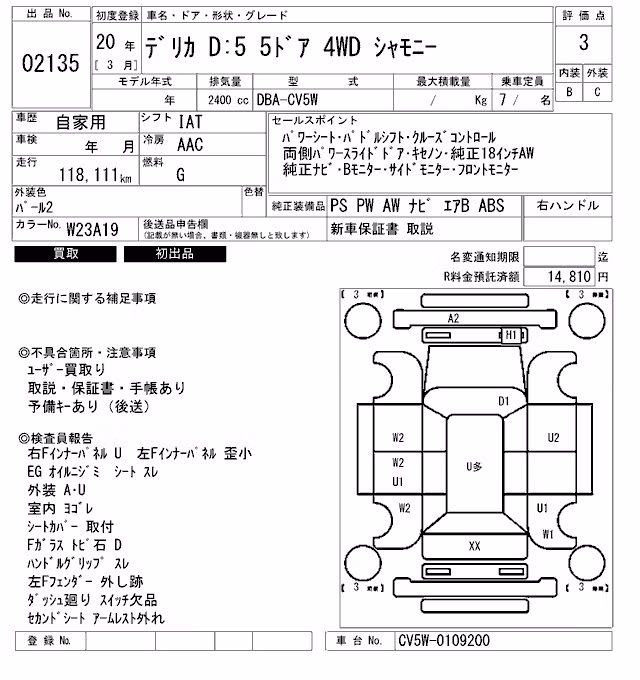 MITSUBISHI DELICA D:5