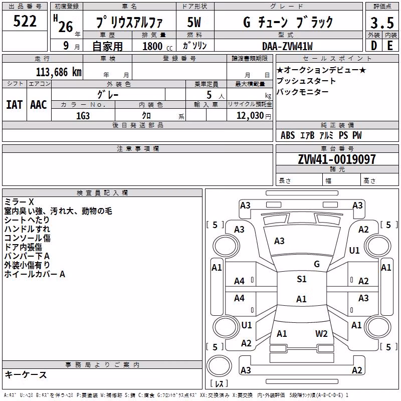 TOYOTA PRIUS ALPHA