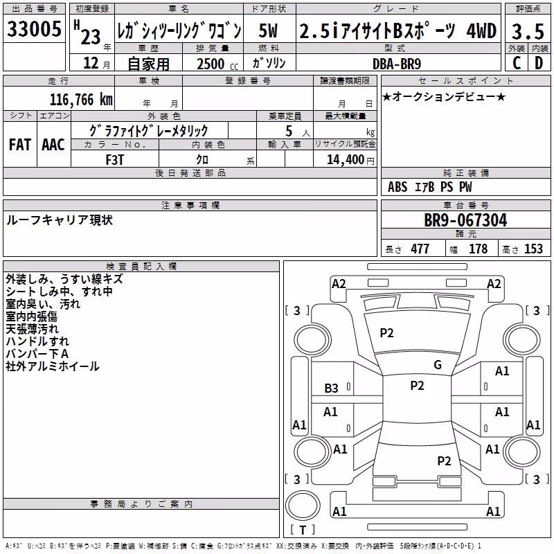 SUBARU LEGACY
