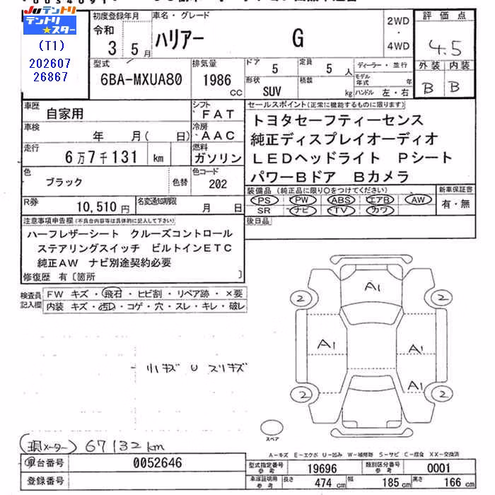 TOYOTA HARRIER
