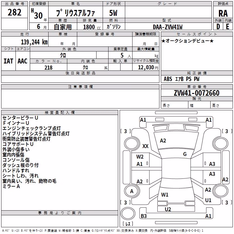 TOYOTA PRIUS ALPHA