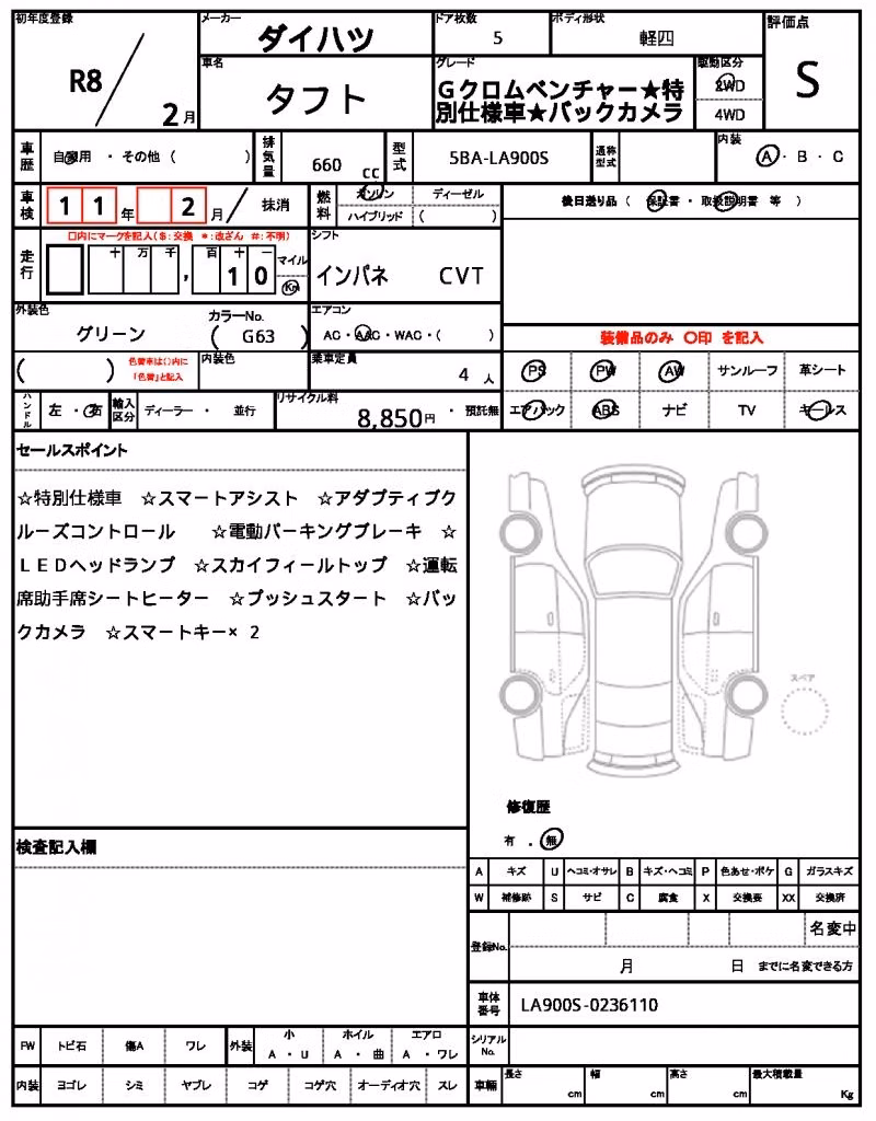 DAIHATSU TAFT