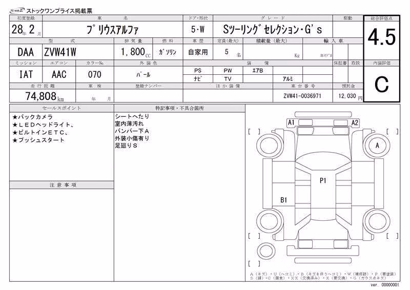 TOYOTA PRIUS ALPHA