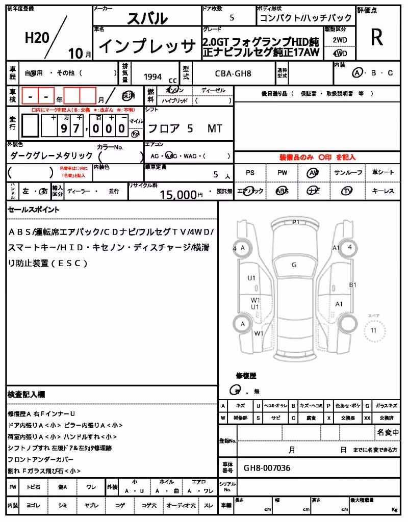 SUBARU IMPREZA