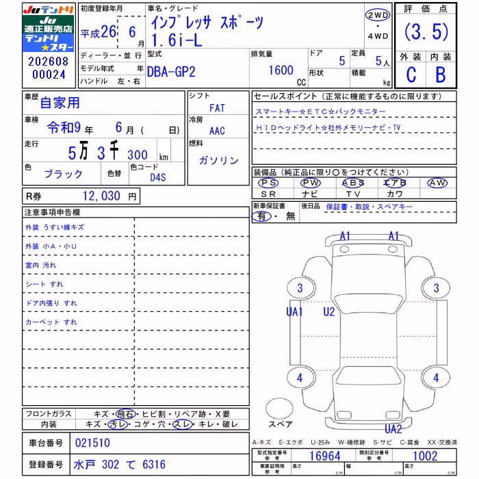 SUBARU IMPREZA