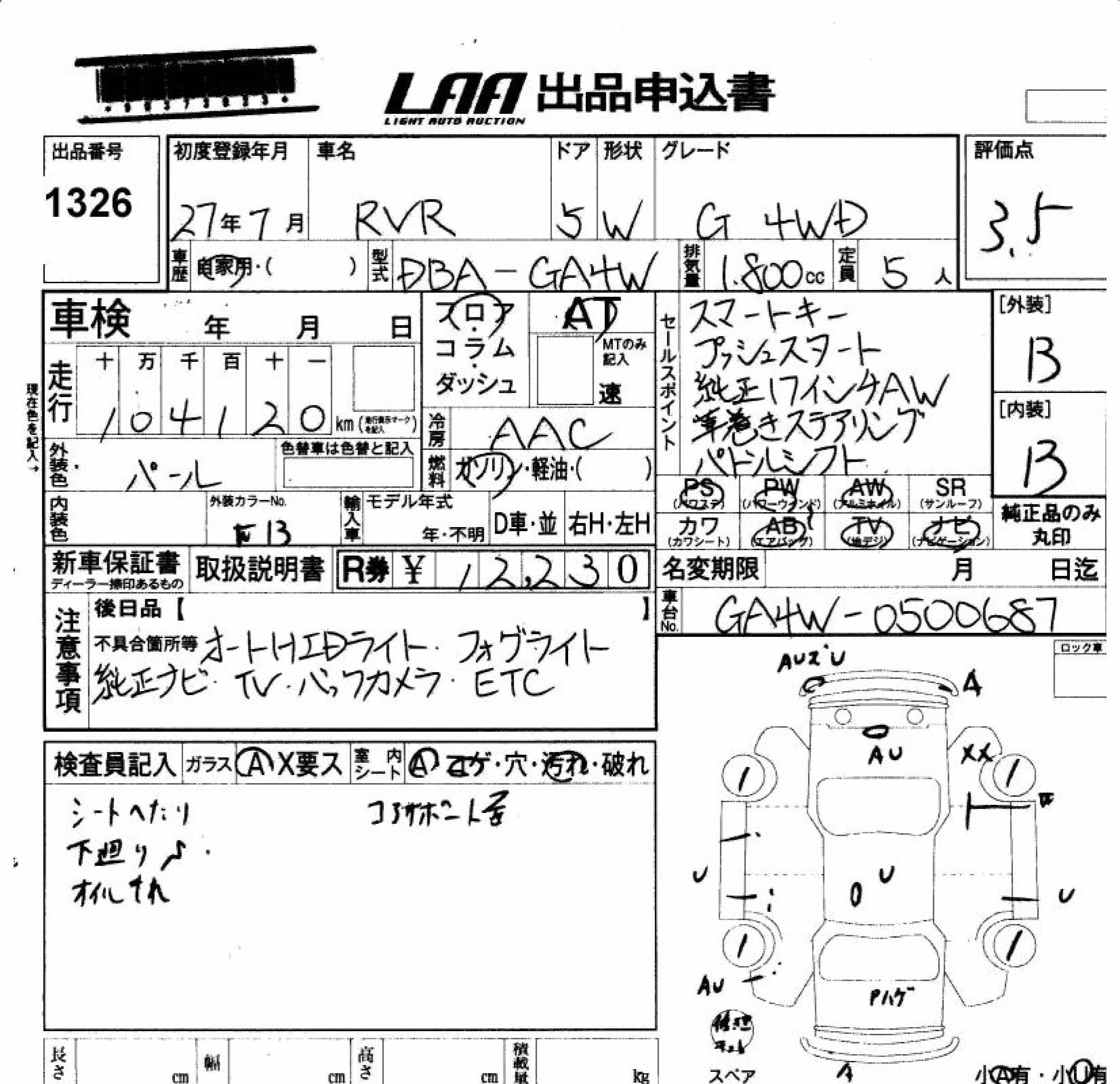 MITSUBISHI RVR