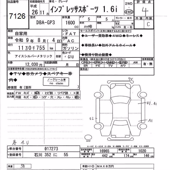 SUBARU IMPREZA