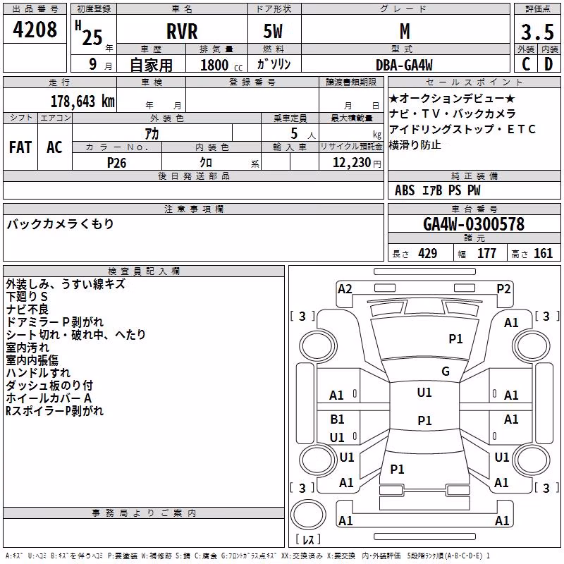 MITSUBISHI RVR