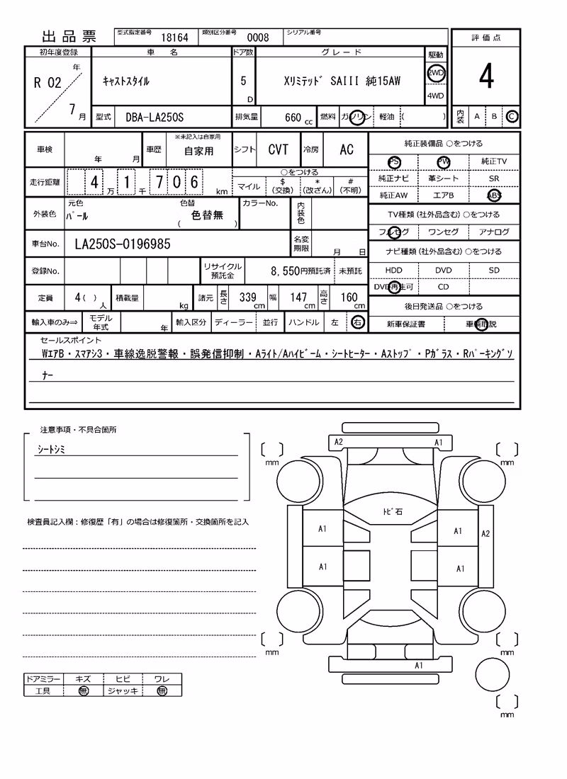 DAIHATSU CAST