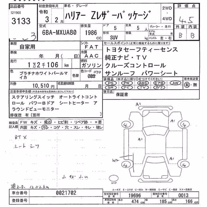 TOYOTA HARRIER