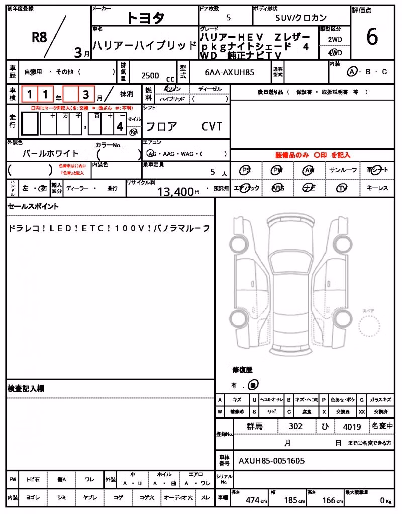 TOYOTA HARRIER