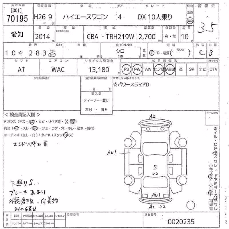 TOYOTA HIACE