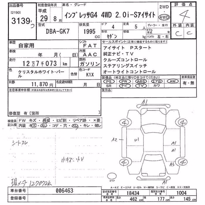 SUBARU IMPREZA