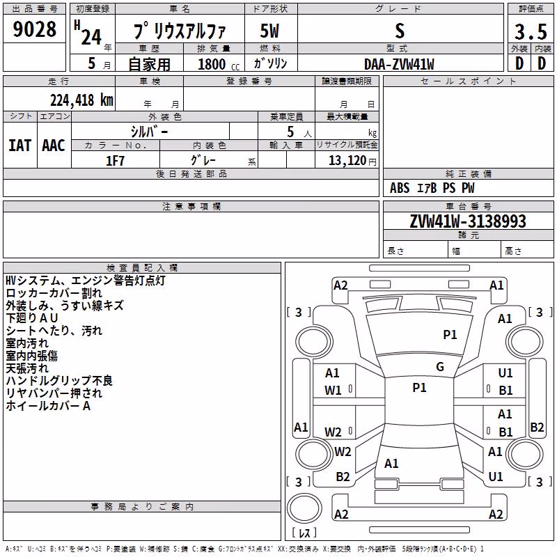 TOYOTA PRIUS ALPHA