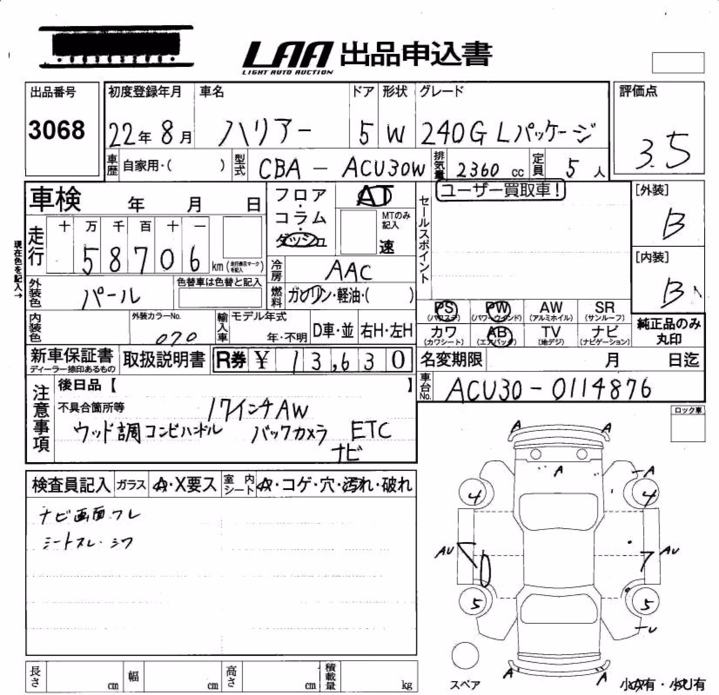 TOYOTA HARRIER