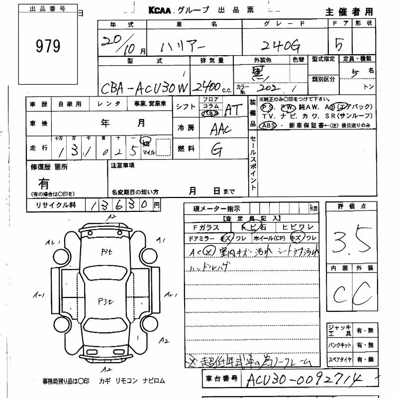 TOYOTA HARRIER