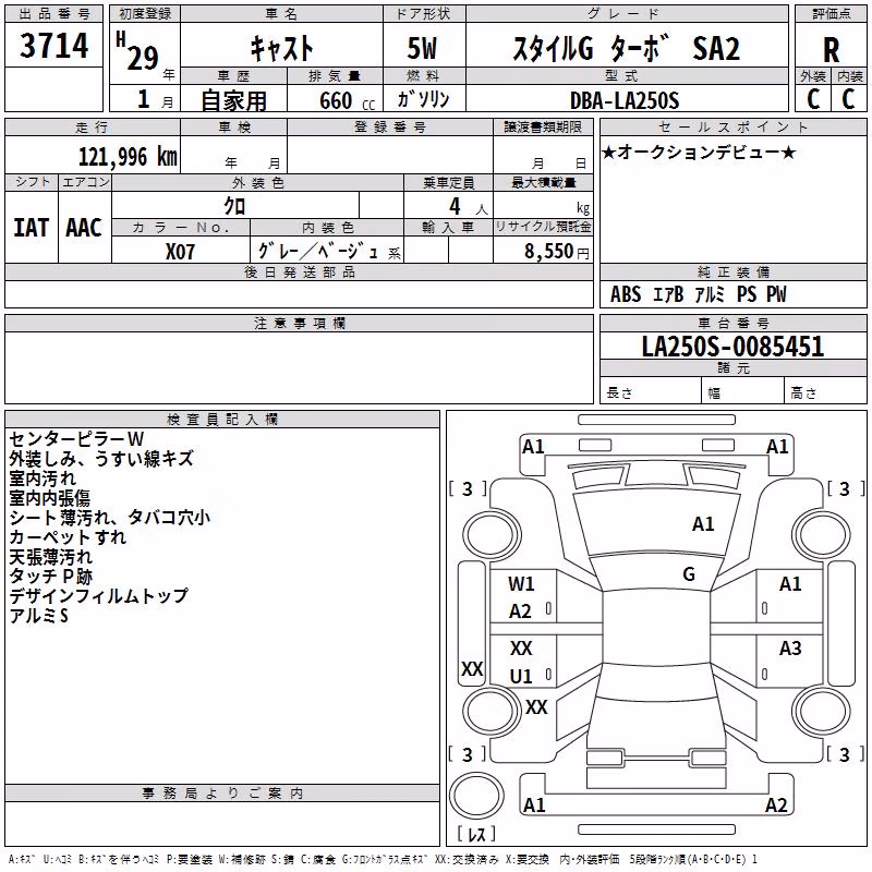 DAIHATSU CAST