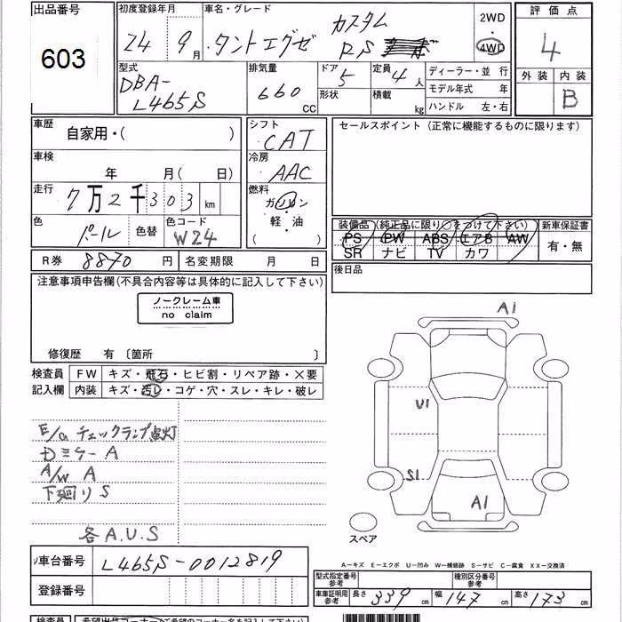 DAIHATSU TANTO EXE