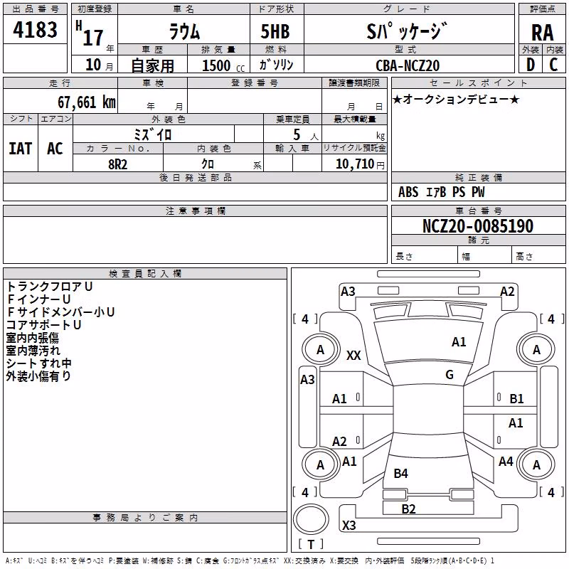 TOYOTA RAUM