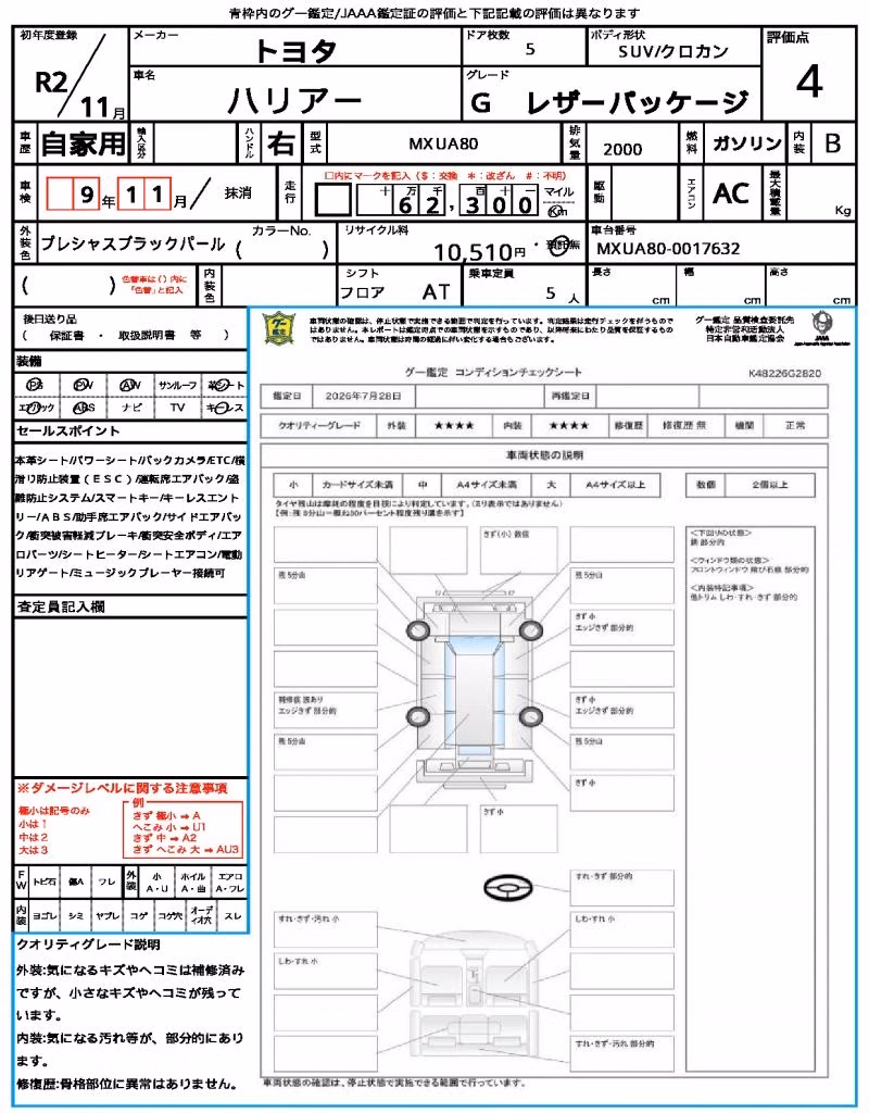 TOYOTA HARRIER