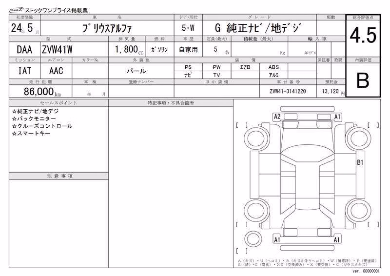 TOYOTA PRIUS ALPHA