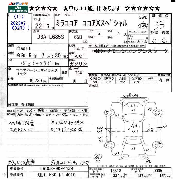 DAIHATSU MIRA COCOA