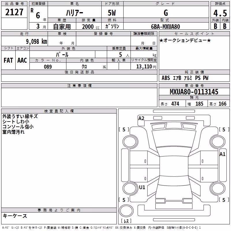 TOYOTA HARRIER