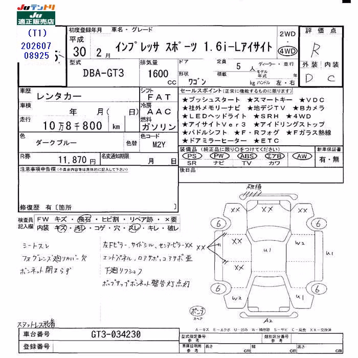 SUBARU XV
