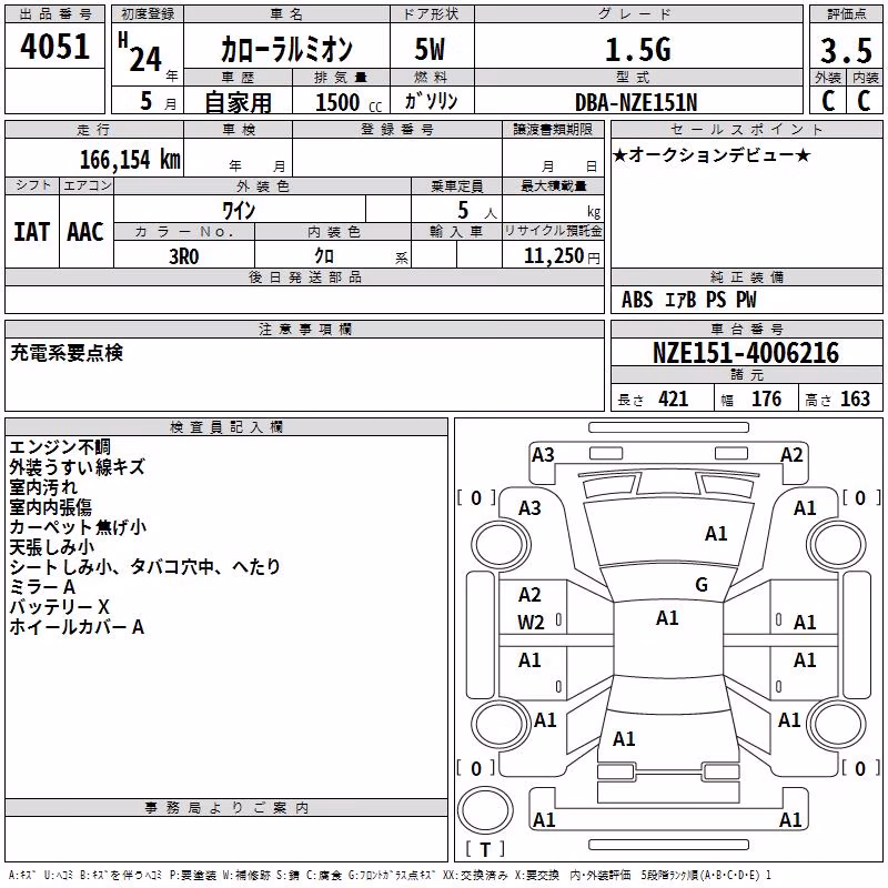 TOYOTA COROLLA RUMION