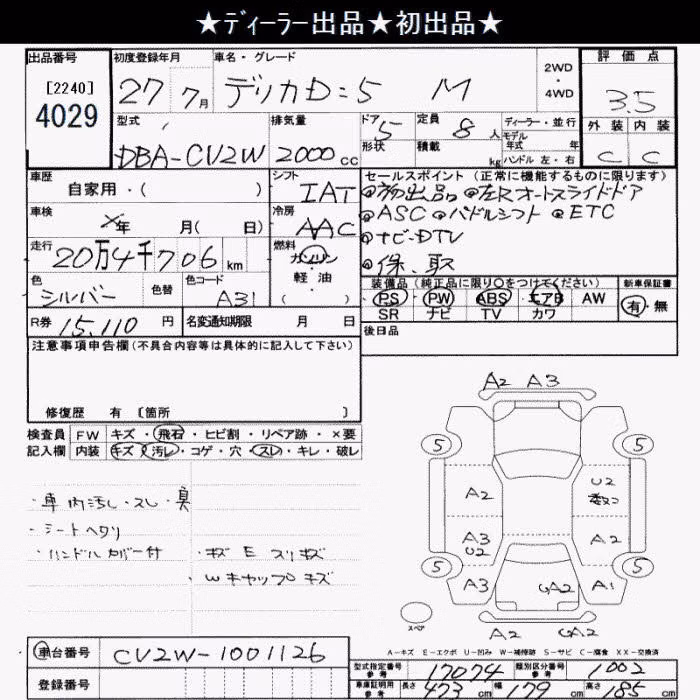 MITSUBISHI DELICA D:5