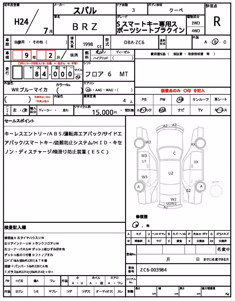 SUBARU BRZ