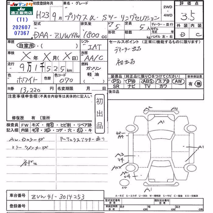TOYOTA PRIUS ALPHA