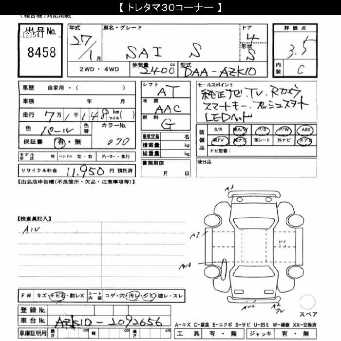 TOYOTA SAI