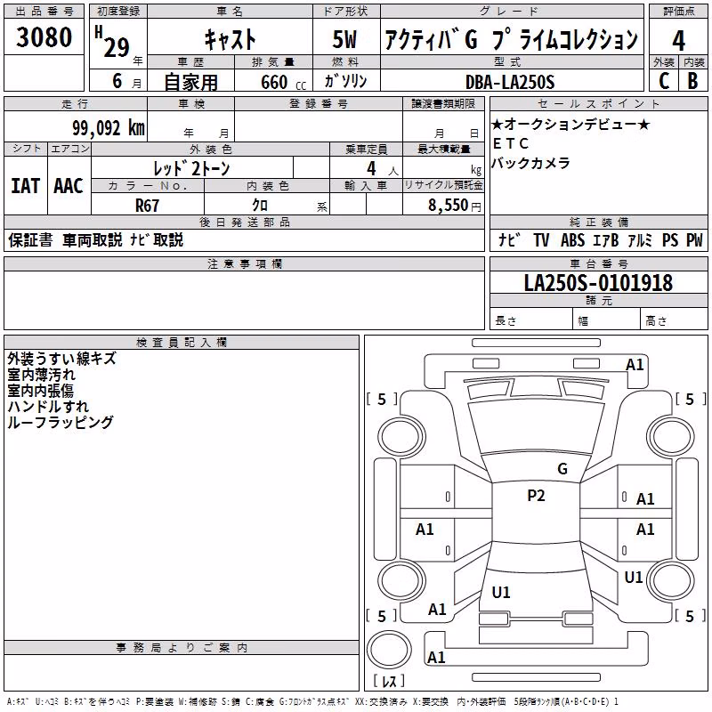 DAIHATSU CAST