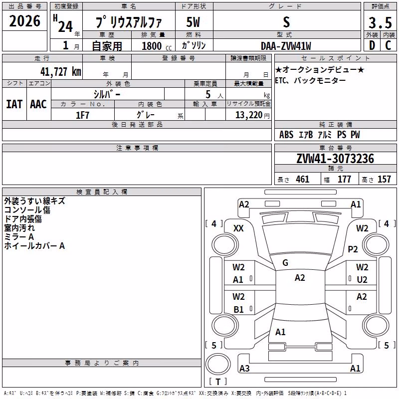 TOYOTA PRIUS ALPHA
