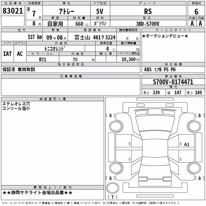 DAIHATSU ATRAI