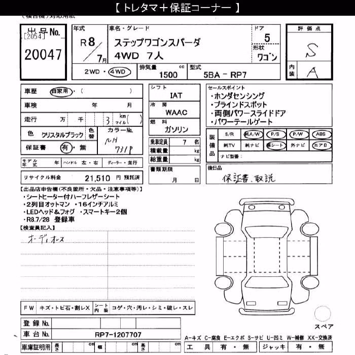 HONDA STEPWGN
