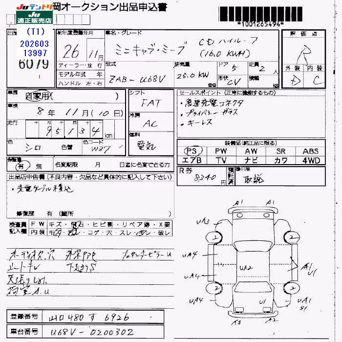 MITSUBISHI MINICAB MIEV