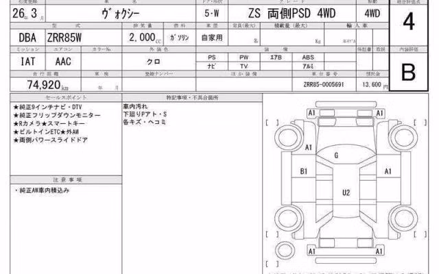 TOYOTA VOXY