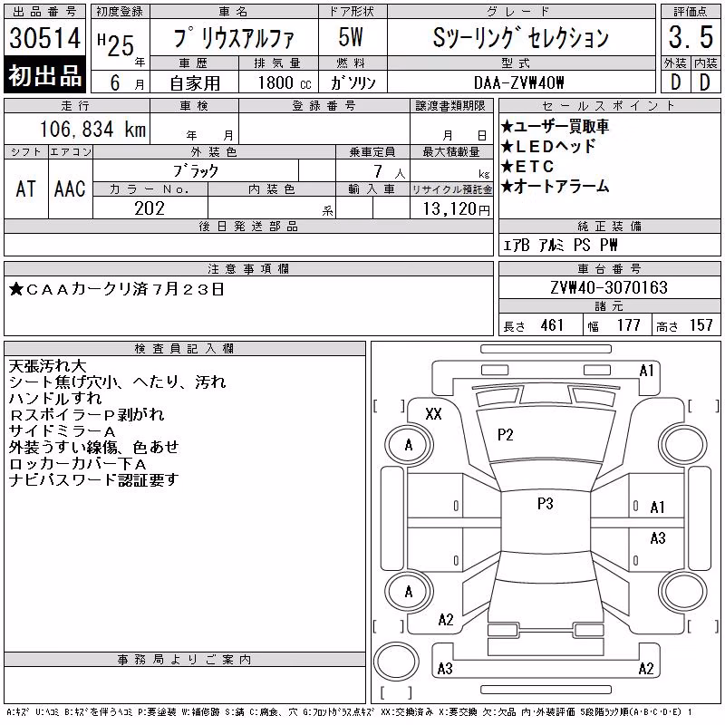 TOYOTA PRIUS ALPHA
